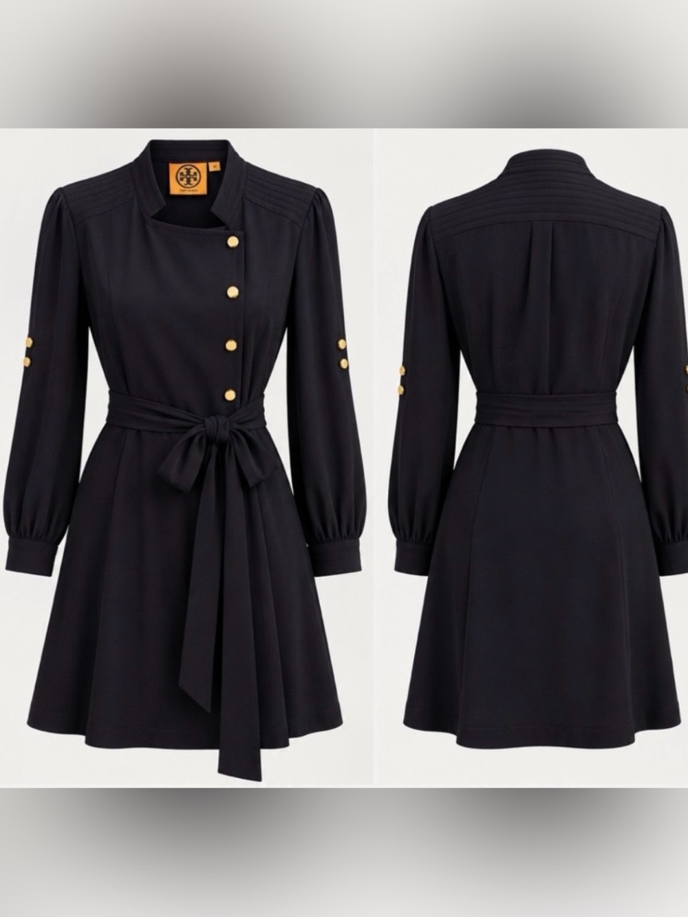Tory Burch Navy Dress Size 10 good condition